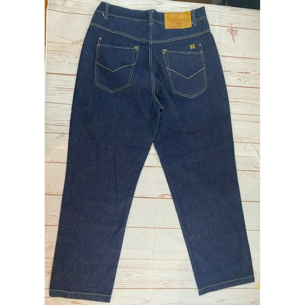 Touchbase Jeans Mens Relax Fit Straight Leg Zipper Fly 34X32